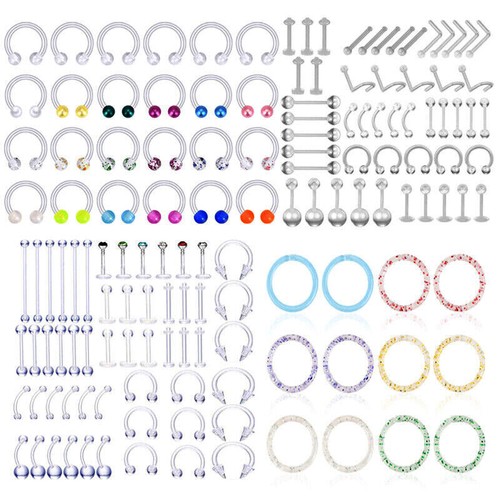 Set piercing corpo lingua