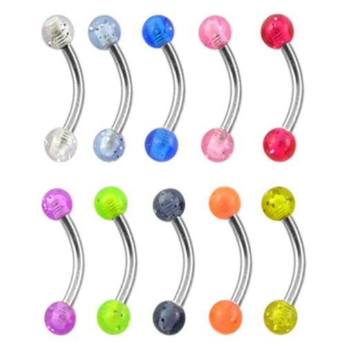 Piercing sopracciglia glitter