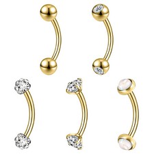 5pz Anelli Sopracciglia