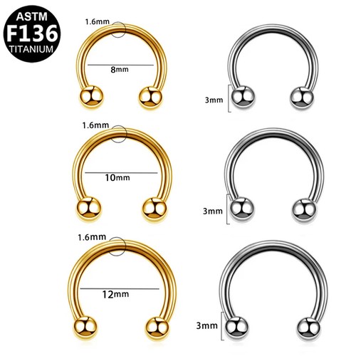 Piercing naso ferro cavallo - piercing,