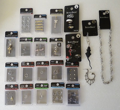 Lotto misto gioielli pierced - misto,