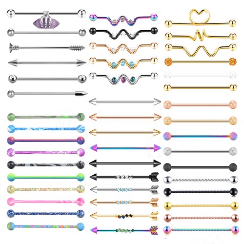 10pz orecchini piercing - 4-10pz,