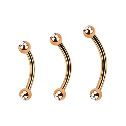 Piercing sopracciglia placcato