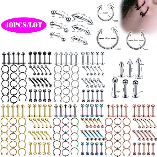 110pcs kit piercing mix - kit,