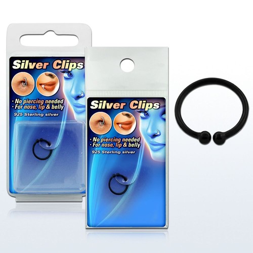 Piercing test finto - , argento
