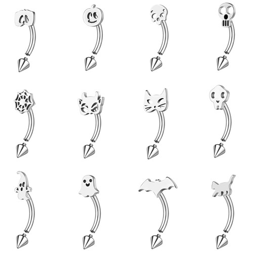 1pz anello sopracciglia - anello,