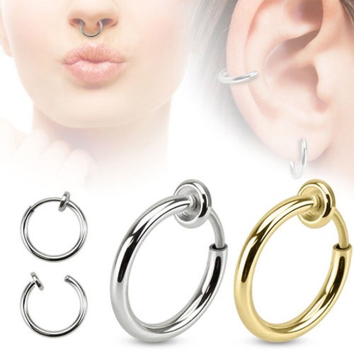 Orecchini finti non piercing