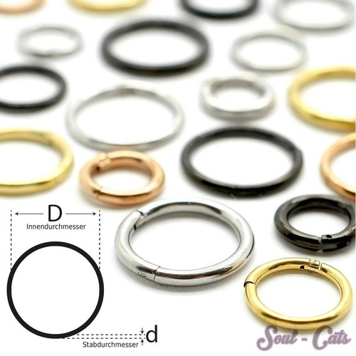 Anello piercing setto - anello,